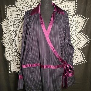 Lane Bryant long sleeve wrap top 26/28